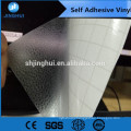 Transparent PVC film 1.27*50m 10mic 140g Liner Paper clear glue self adhesive vinyl pvc roll for advertisement